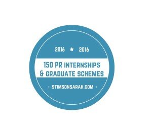 150 PR internships and graduate schemes 